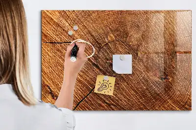 Magnettafel aus Holz dekorativ und beschreibbar