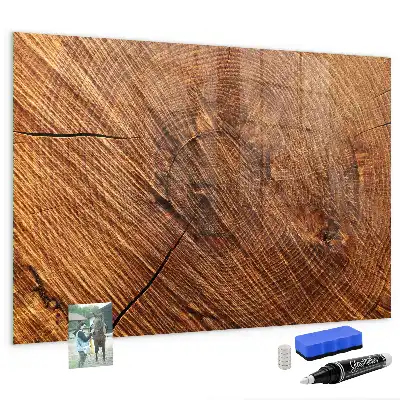 Magnettafel aus Holz dekorativ und beschreibbar
