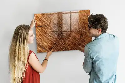 Magnettafel aus Holz dekorativ und beschreibbar