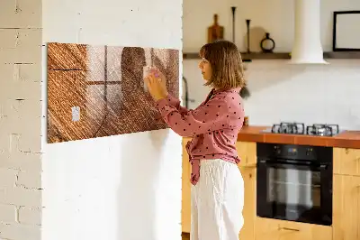 Magnettafel aus Holz dekorativ und beschreibbar