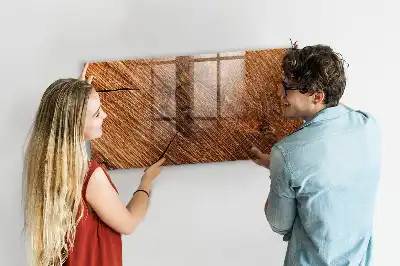 Magnettafel aus Holz dekorativ und beschreibbar