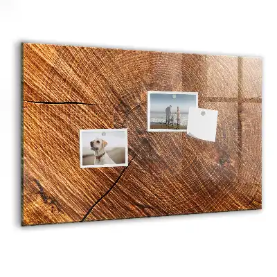Magnettafel aus Holz dekorativ und beschreibbar