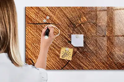 Magnettafel aus Holz dekorativ und beschreibbar