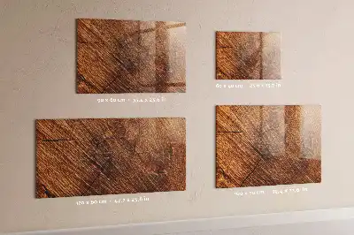 Magnettafel aus Holz dekorativ und beschreibbar