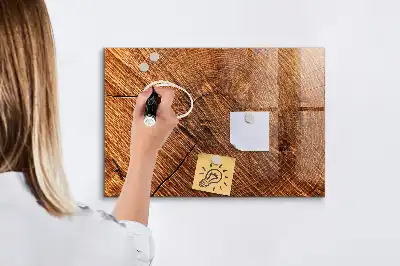 Magnettafel aus Holz dekorativ und beschreibbar