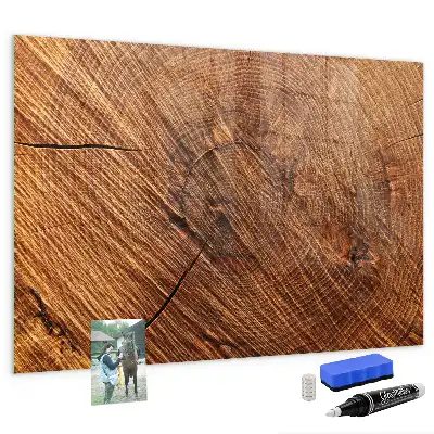 Magnettafel aus Holz dekorativ und beschreibbar