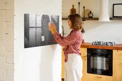 Magnettafel beschreibbar aus Metall