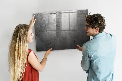 Magnettafel beschreibbar aus Metall