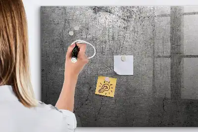 Magnettafel beschreibbar aus Metall