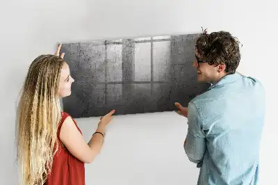 Magnettafel beschreibbar aus Metall