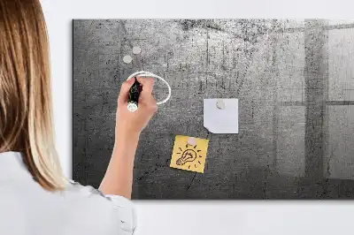 Magnettafel beschreibbar aus Metall