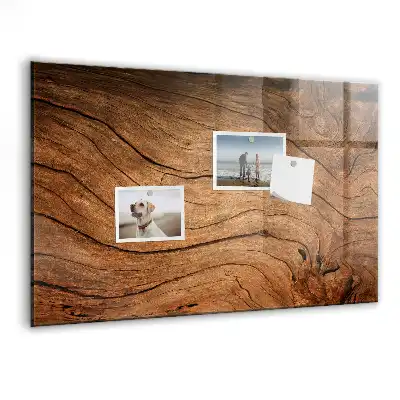 Beschreibbare Magnettafel für die Küche im Design Altes Holz