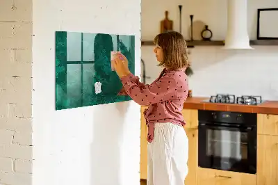 Smaragdwand Magnettafel beschreibbare Ausführung