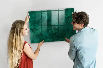 Smaragdwand Magnettafel beschreibbare Ausführung