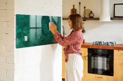 Smaragdwand Magnettafel beschreibbare Ausführung