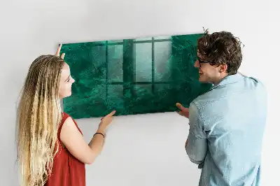 Smaragdwand Magnettafel beschreibbare Ausführung