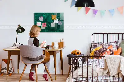 Smaragdwand Magnettafel beschreibbare Ausführung