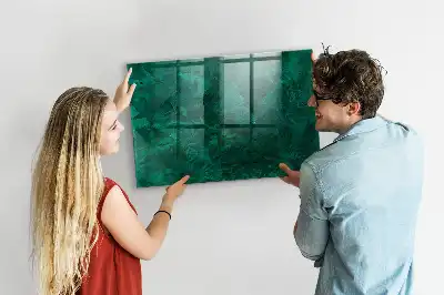 Smaragdwand Magnettafel beschreibbare Ausführung