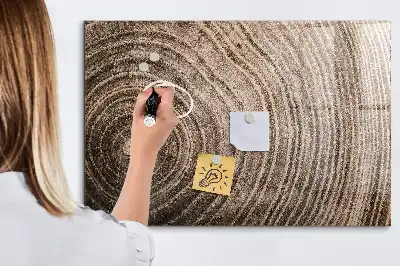 Beschreibbare Magnettafel für die Küche Motiv Baumstamm