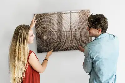 Beschreibbare Magnettafel für die Küche Motiv Baumstamm