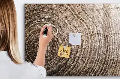 Beschreibbare Magnettafel für die Küche Motiv Baumstamm