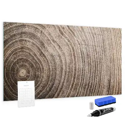 Beschreibbare Magnettafel für die Küche Motiv Baumstamm