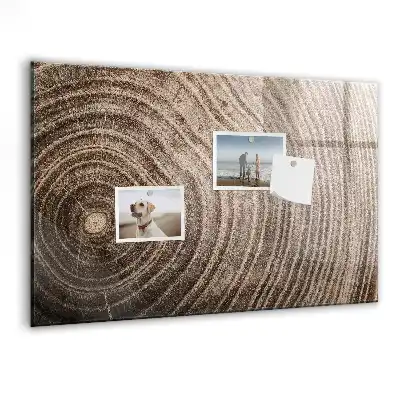 Beschreibbare Magnettafel für die Küche Motiv Baumstamm