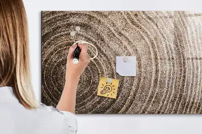 Beschreibbare Magnettafel für die Küche Motiv Baumstamm