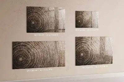 Beschreibbare Magnettafel für die Küche Motiv Baumstamm