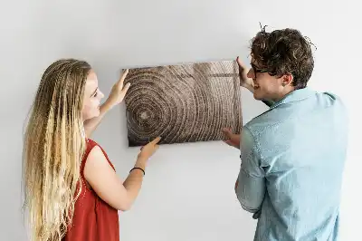 Beschreibbare Magnettafel für die Küche Motiv Baumstamm
