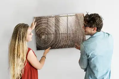 Beschreibbare Magnettafel für die Küche Motiv Baumstamm