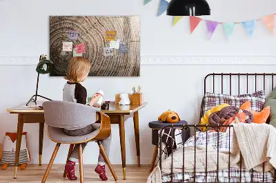 Beschreibbare Magnettafel für die Küche Motiv Baumstamm