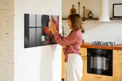 Magnettafel beschreibbar rote Paprika