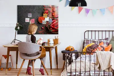 Magnettafel beschreibbar rote Paprika