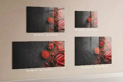 Magnettafel beschreibbar rote Paprika