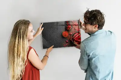 Magnettafel beschreibbar rote Paprika