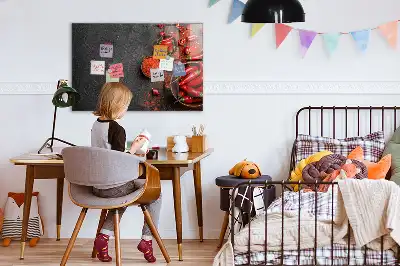 Magnettafel beschreibbar rote Paprika