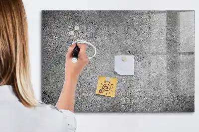 Beschreibbare Magnettafel für die Küche im Industriewand Design