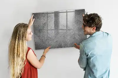 Beschreibbare Magnettafel für die Küche im Industriewand Design