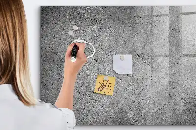 Beschreibbare Magnettafel für die Küche im Industriewand Design