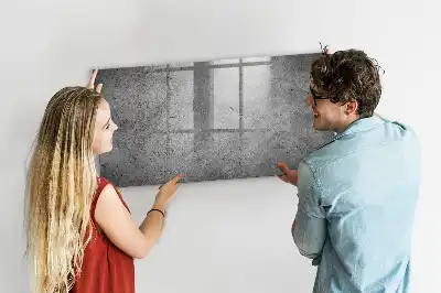 Beschreibbare Magnettafel für die Küche im Industriewand Design