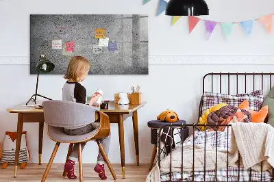 Beschreibbare Magnettafel für die Küche im Industriewand Design