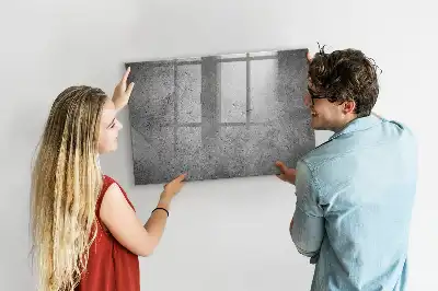 Beschreibbare Magnettafel für die Küche im Industriewand Design