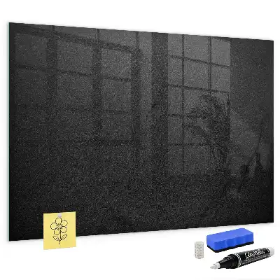 Beschreibbare Magnettafel für die Küche im Design Dunkler Fels