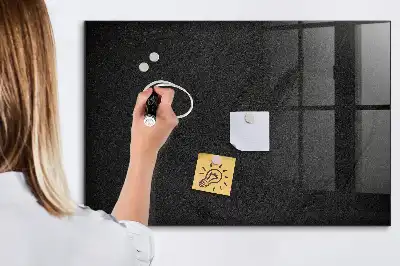 Beschreibbare Magnettafel für die Küche im Design Dunkler Fels