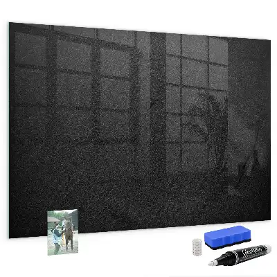 Beschreibbare Magnettafel für die Küche im Design Dunkler Fels