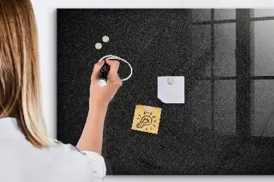 Beschreibbare Magnettafel für die Küche im Design Dunkler Fels
