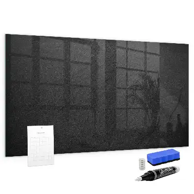 Beschreibbare Magnettafel für die Küche im Design Dunkler Fels