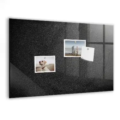 Beschreibbare Magnettafel für die Küche im Design Dunkler Fels