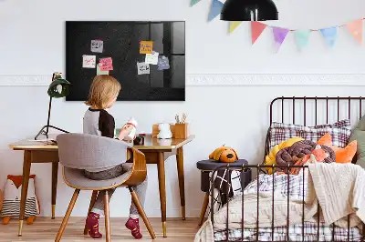 Beschreibbare Magnettafel für die Küche im Design Dunkler Fels